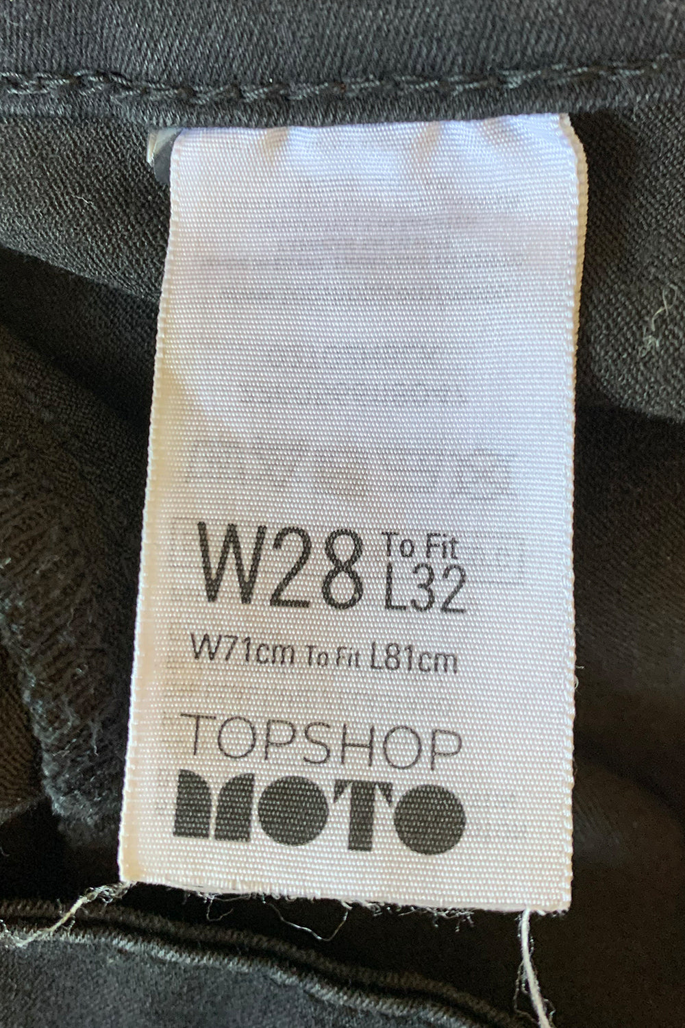 TOPSHOP Black Jeans