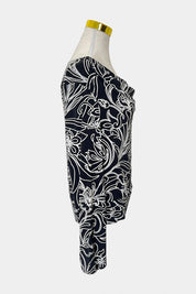 MARCS Black and White Top