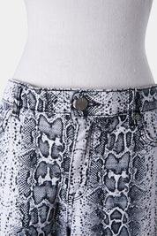 William Rast Snake Print Jeans