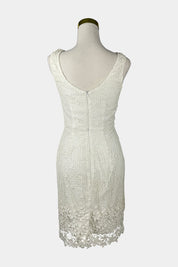 REVIEW White Floral Lace Dress