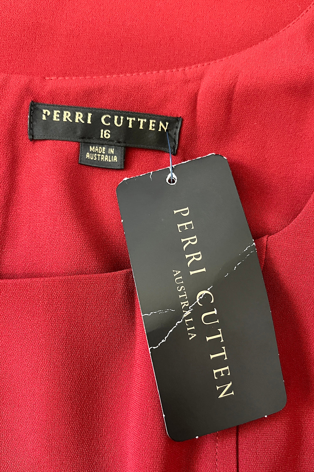 Perri Cutten  Ruby Red Dress