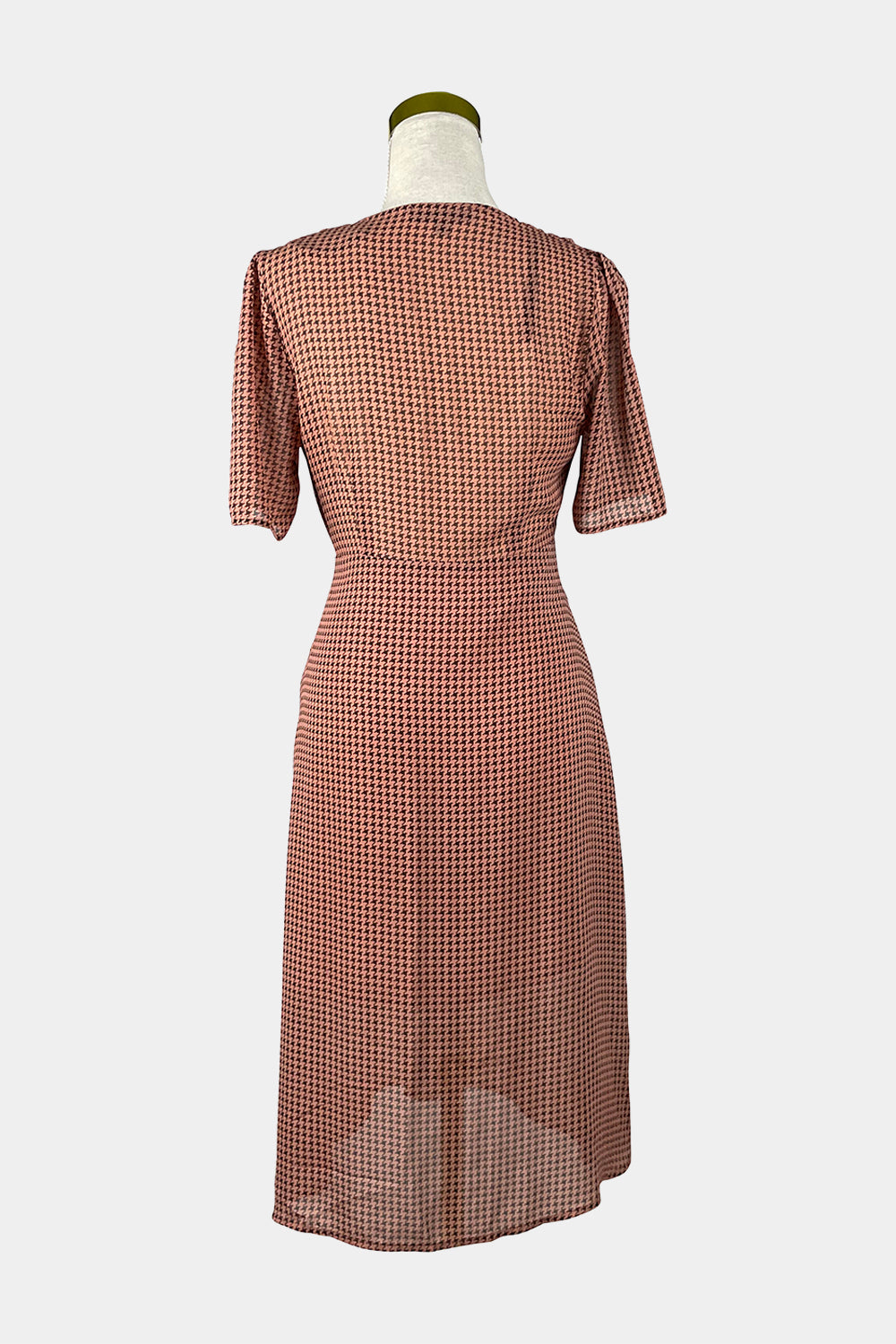 MISSGUIDED Pink Print Midi Dress