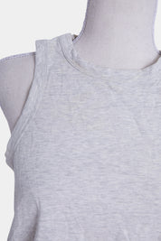 SPORTSGIRL Grey Racer Back Singlet