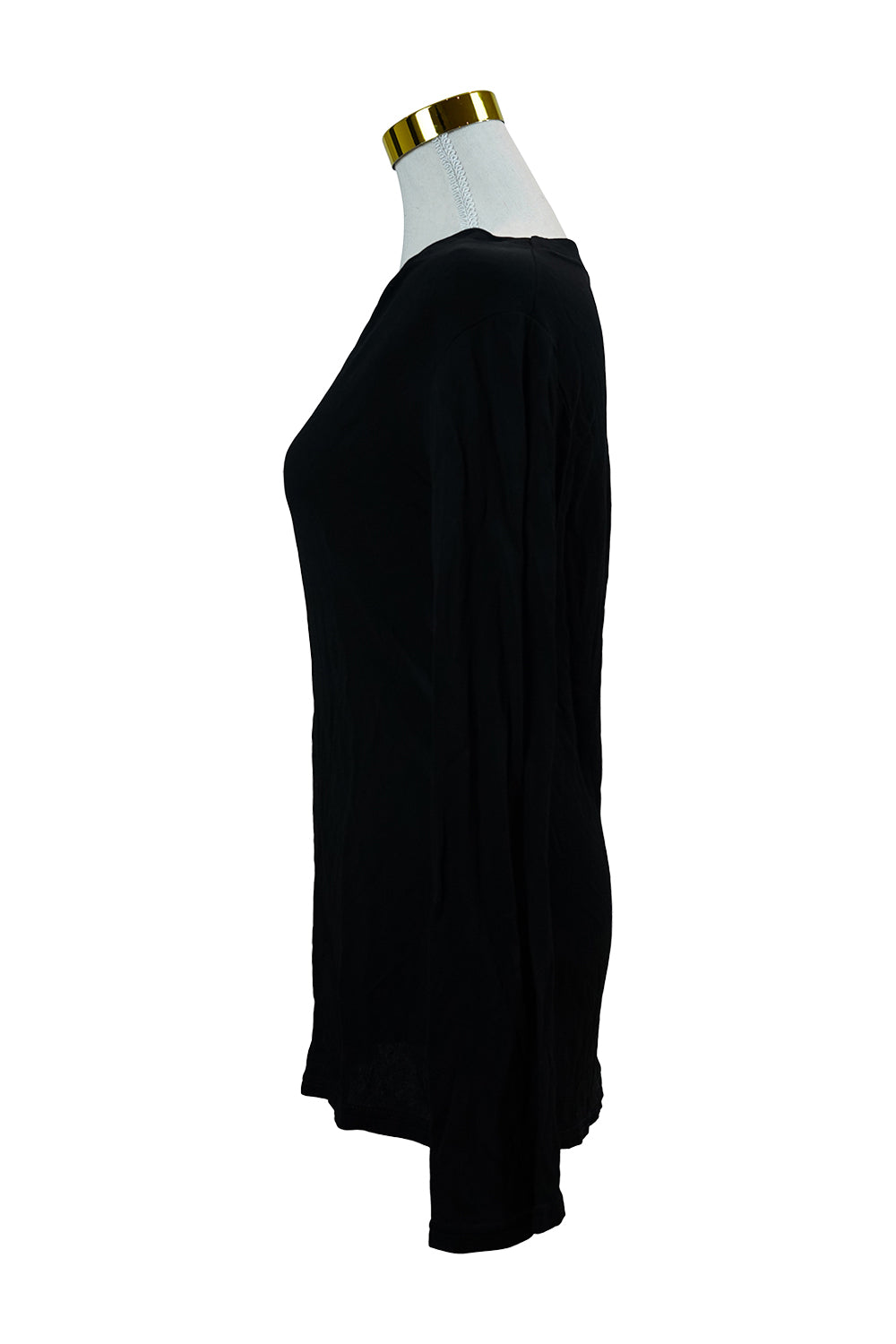 AN'GE Black Long Sleeve Blouse