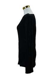 AN'GE Black Long Sleeve Blouse