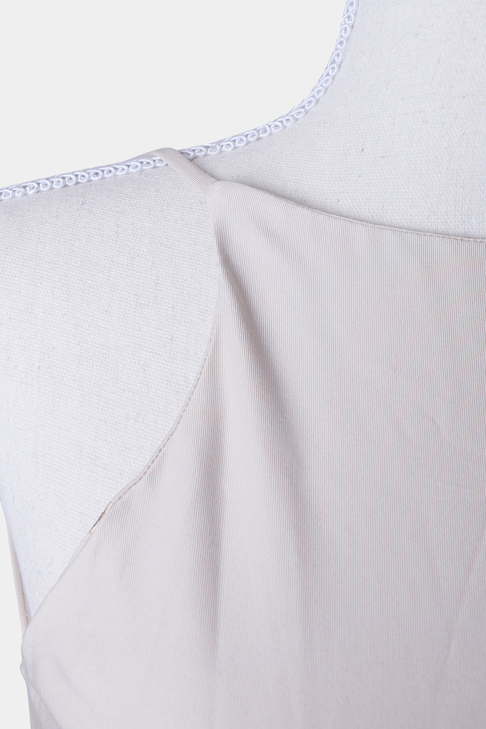 ZACHARY Beige Stretch High Neck Dress