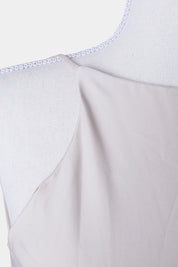 ZACHARY Beige Stretch High Neck Dress
