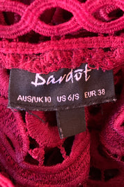 BARDOT Burgundy Top