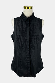 CUE Black Button Up Shirt