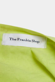 The Frankie Shop Fluoro Green Cropped T Shirt