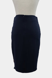 TEMT Navy, Multi Pencil Skirt