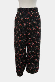 TEMT Black Floral Maxi Skirt