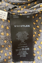 WHISTLES Black and Yellow Jumpsuits
