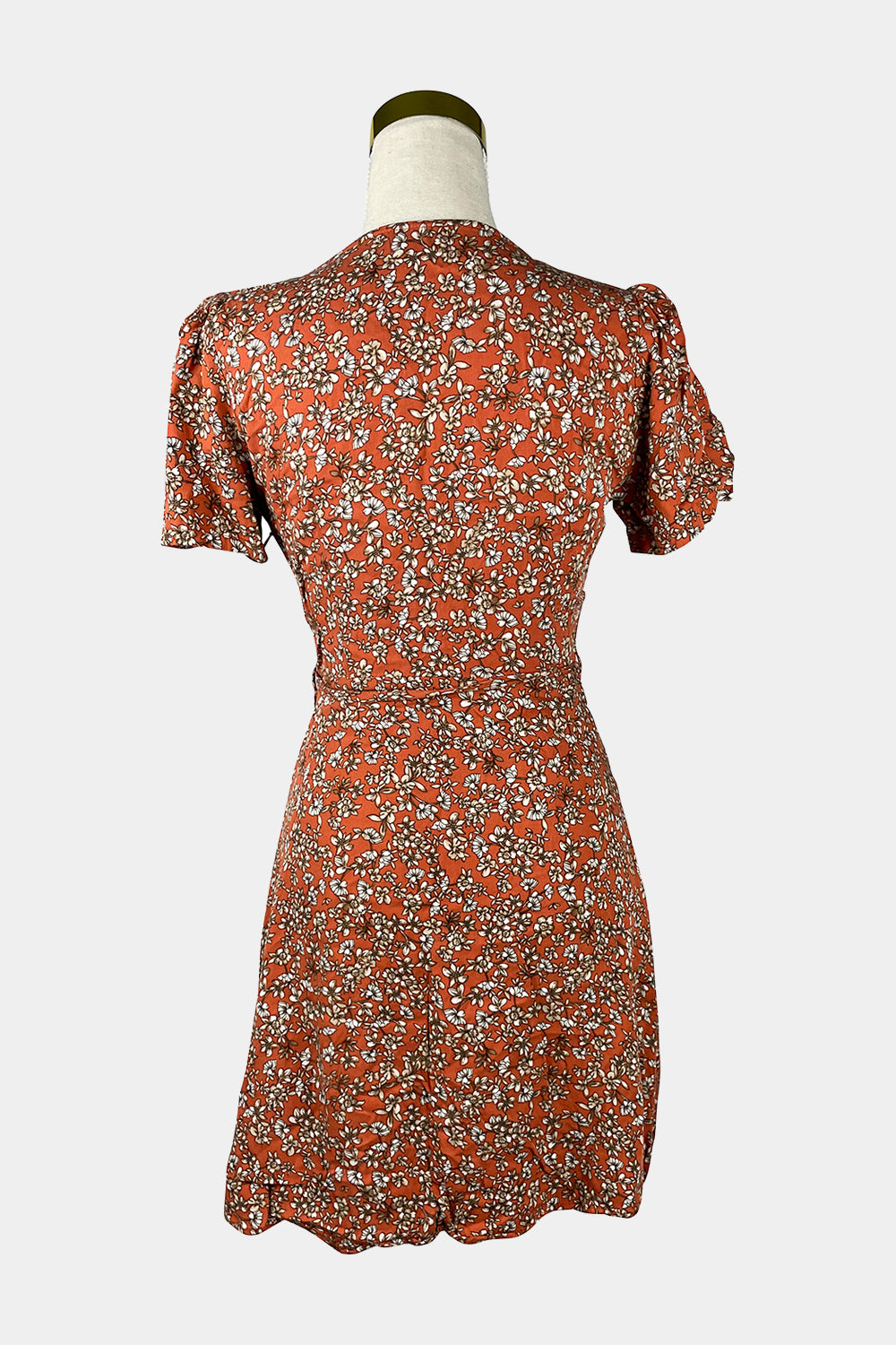 DOTTI Red Floral Wrap Dress
