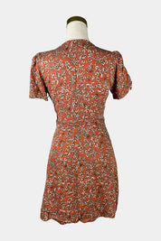 DOTTI Red Floral Wrap Dress