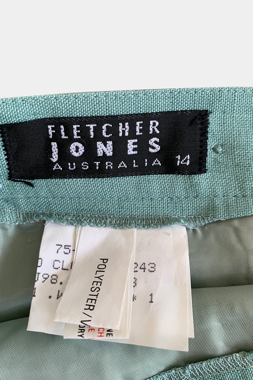 Fletcher Jones Green Skirt