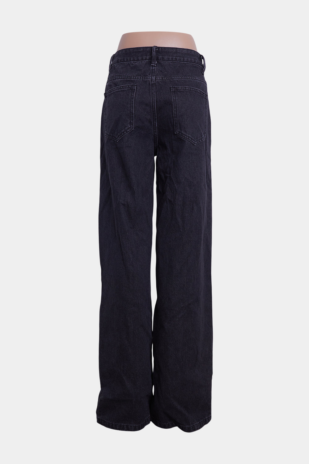 That's So Fetch Black Wide Leg Low Rise Jeans