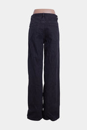 That's So Fetch Black Wide Leg Low Rise Jeans