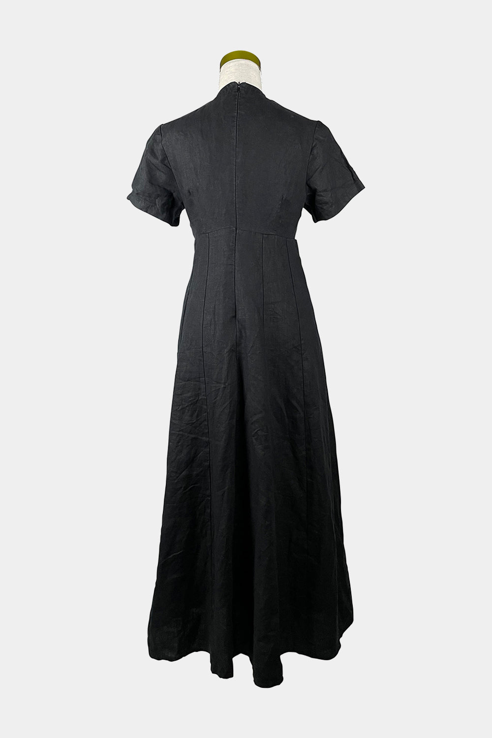 DISSH Black Linen Maxi Dress