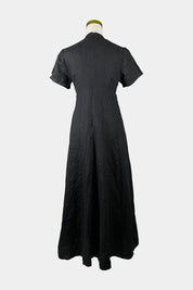 DISSH Black Linen Maxi Dress