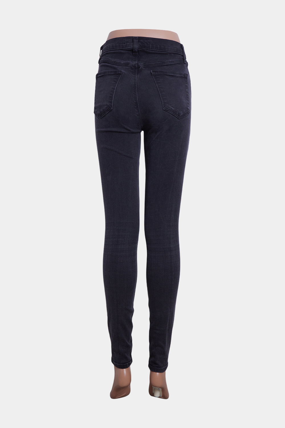 JBRAND Black Mid Rise Skinny Jeans