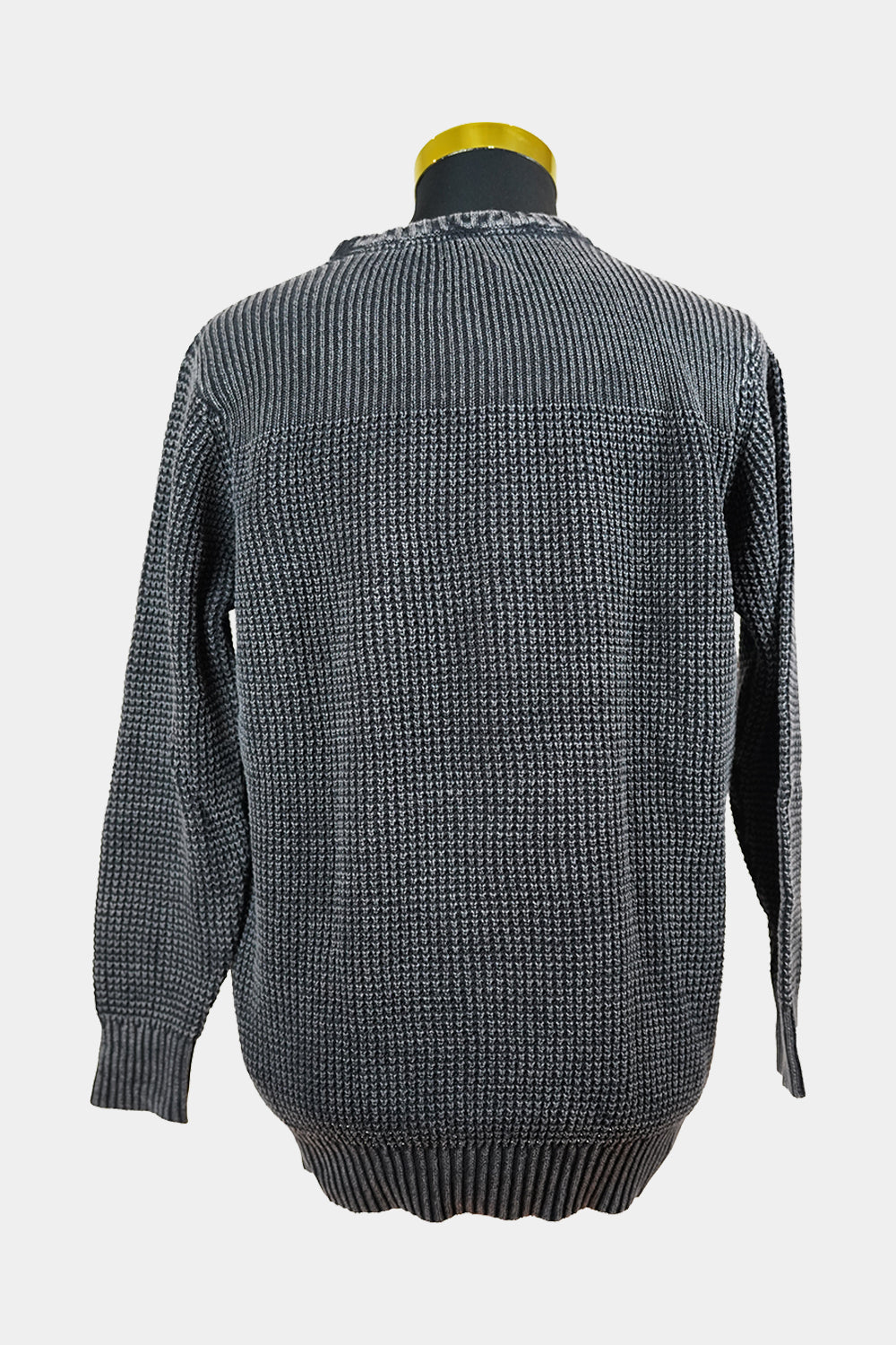 BILLABONG Black, Grey Knitted Crew Neck Jumper