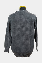 BILLABONG Black, Grey Knitted Crew Neck Jumper
