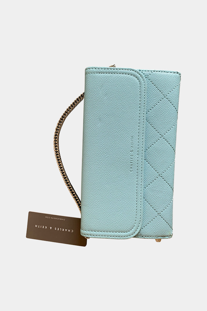 Charles & Keith Blue Purse