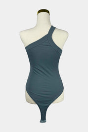 BAYSE Blue One Shoulder Bodysuit