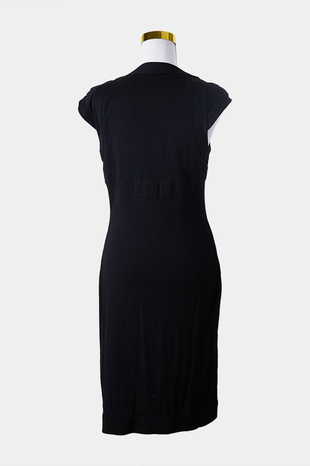 GEORGE Black Zip Up Midi Dress