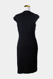 GEORGE Black Zip Up Midi Dress