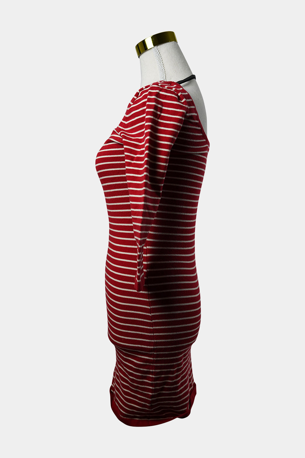 GUESS Red, White Striped Tight Mini Dress