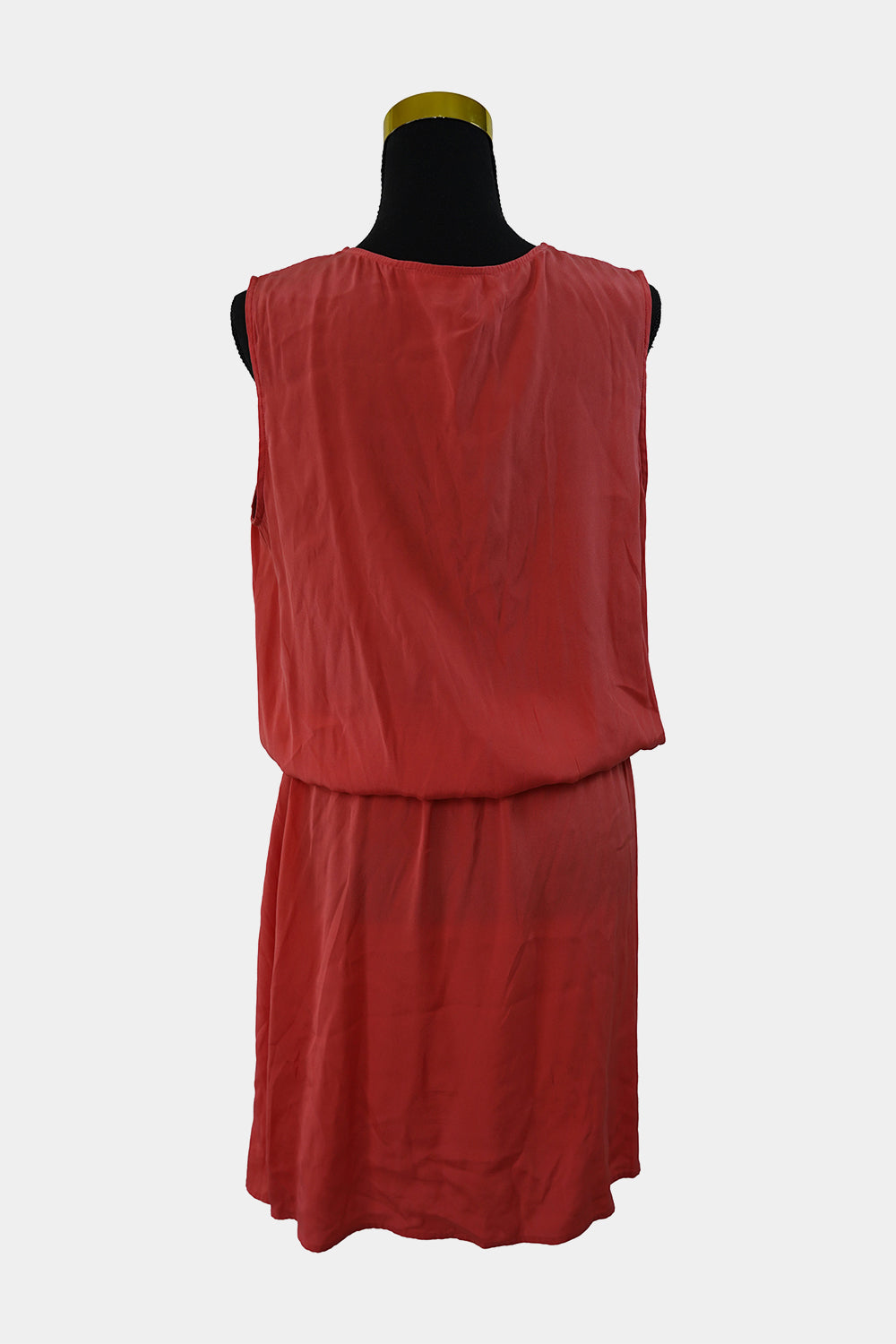Skin And Threads Pink Silk Midi Dress