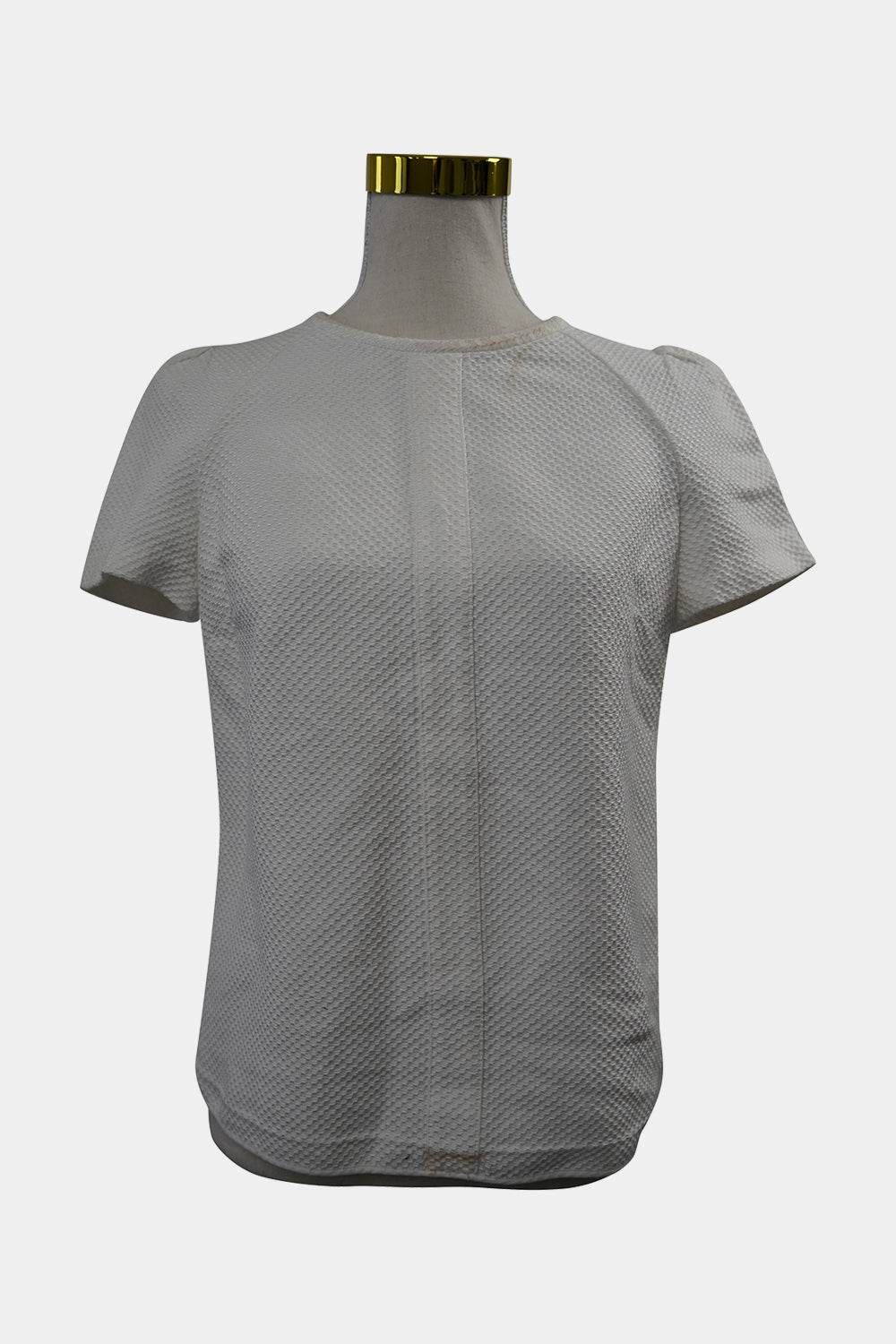 MARCS White Structured T-Shirt