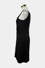 AMEISE Black Mini Dress With Beading Detail