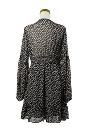 Harper & Me Black Floral Mini Dress