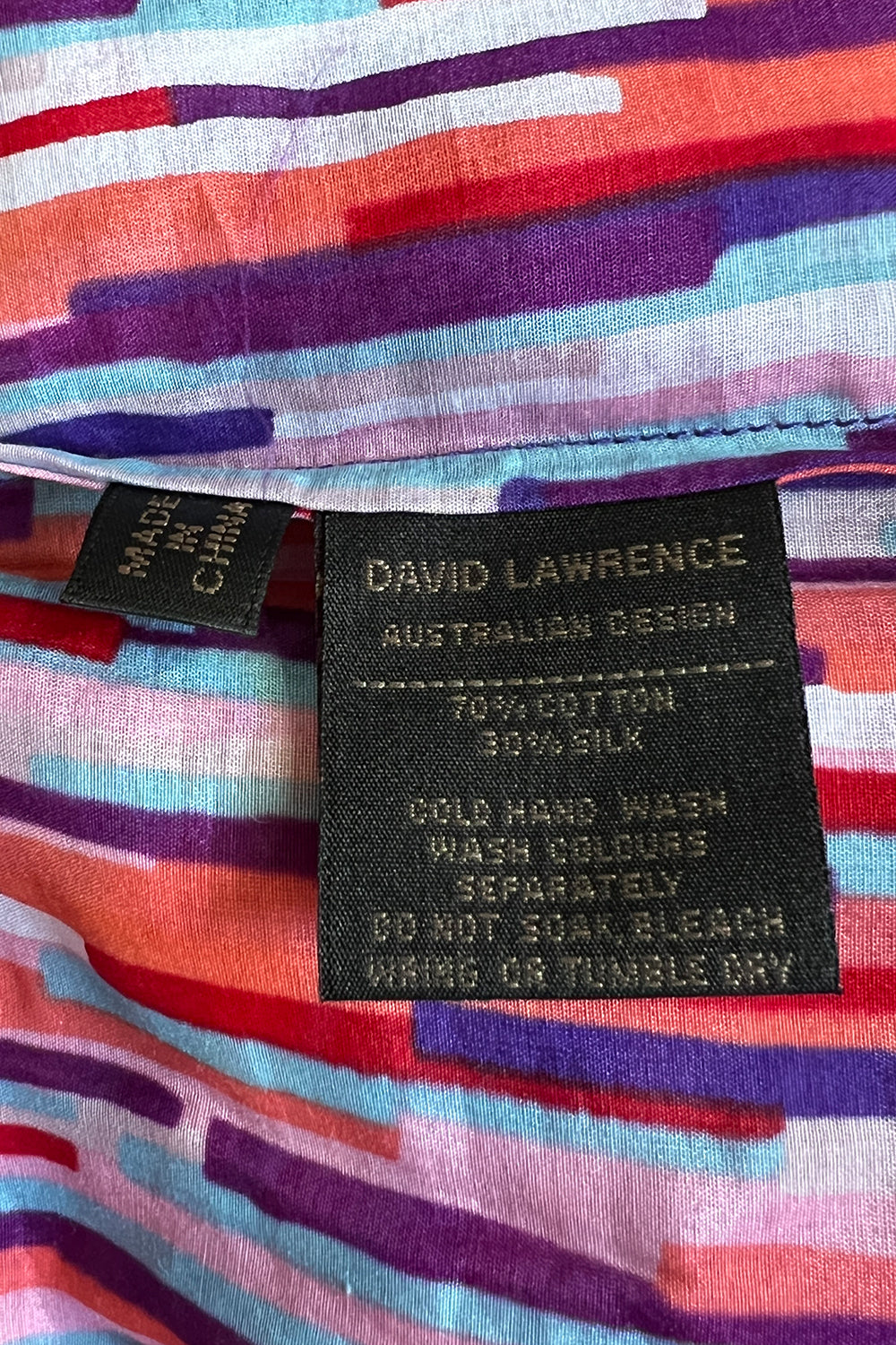 David Lawrence Multicolor Top