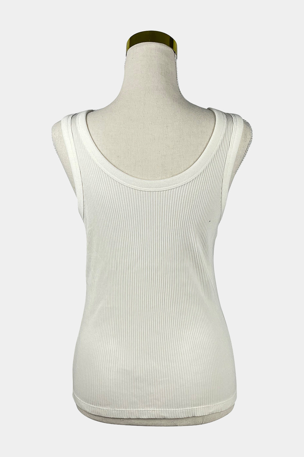 UNIQLO White Knit Singlet