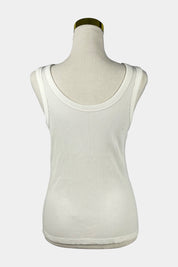 UNIQLO White Knit Singlet
