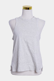 SPORTSGIRL Grey Racer Back Singlet