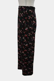 TEMT Black Floral Maxi Skirt