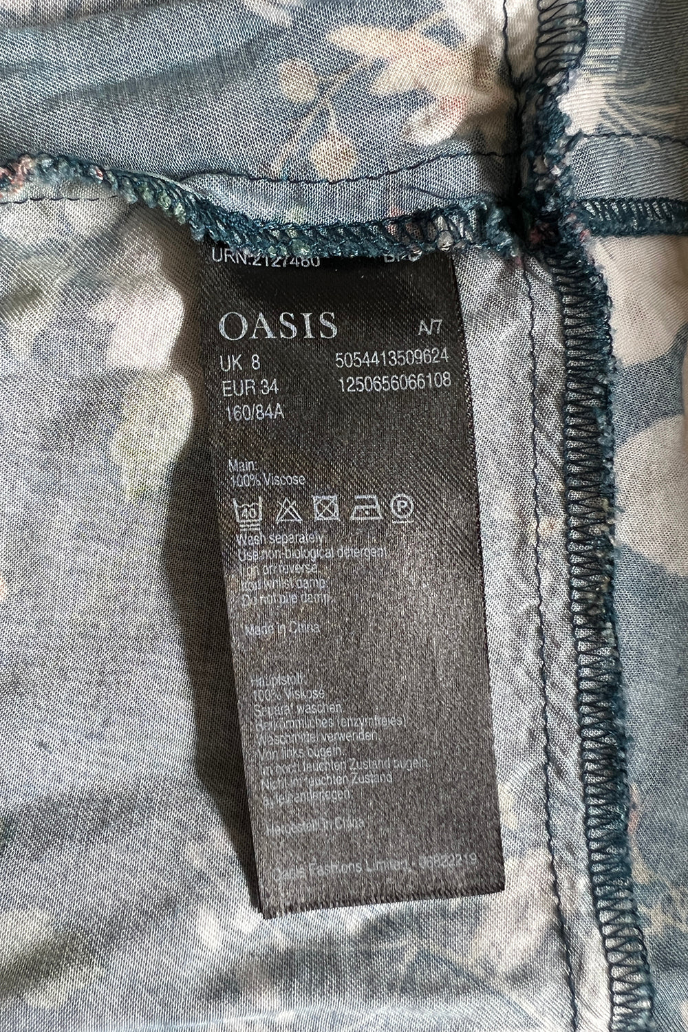 OASIS Blue Dress