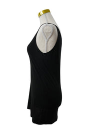 MINKPINK Black Scoop Tank Top