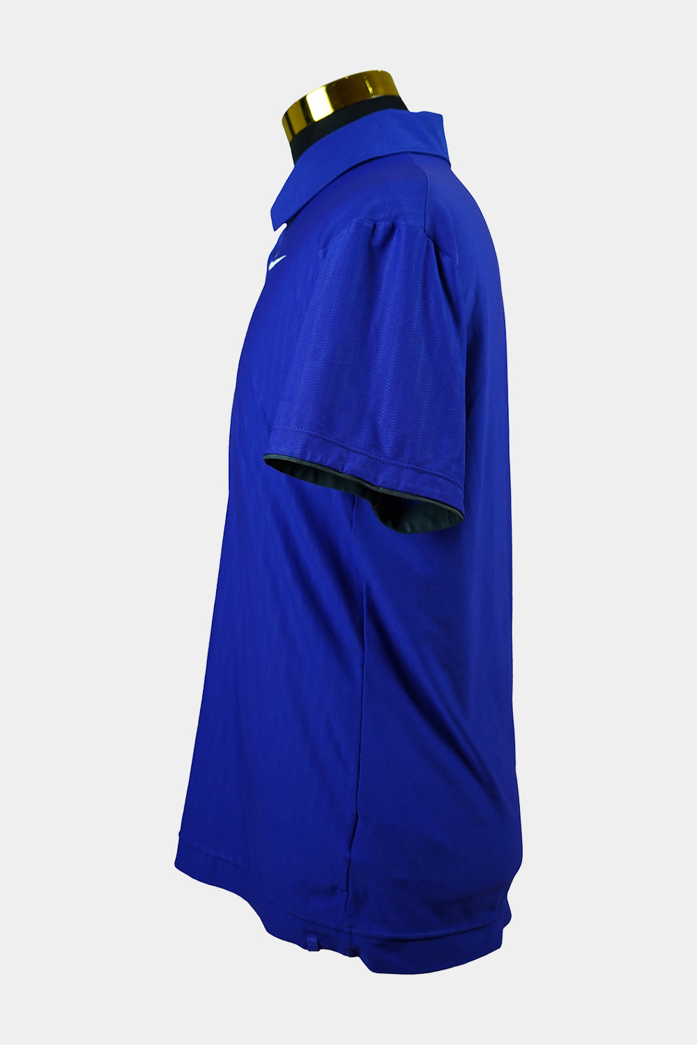 NIKE Blue Fit Dry Polo Tee
