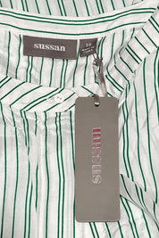 SUSSAN White and Green Top