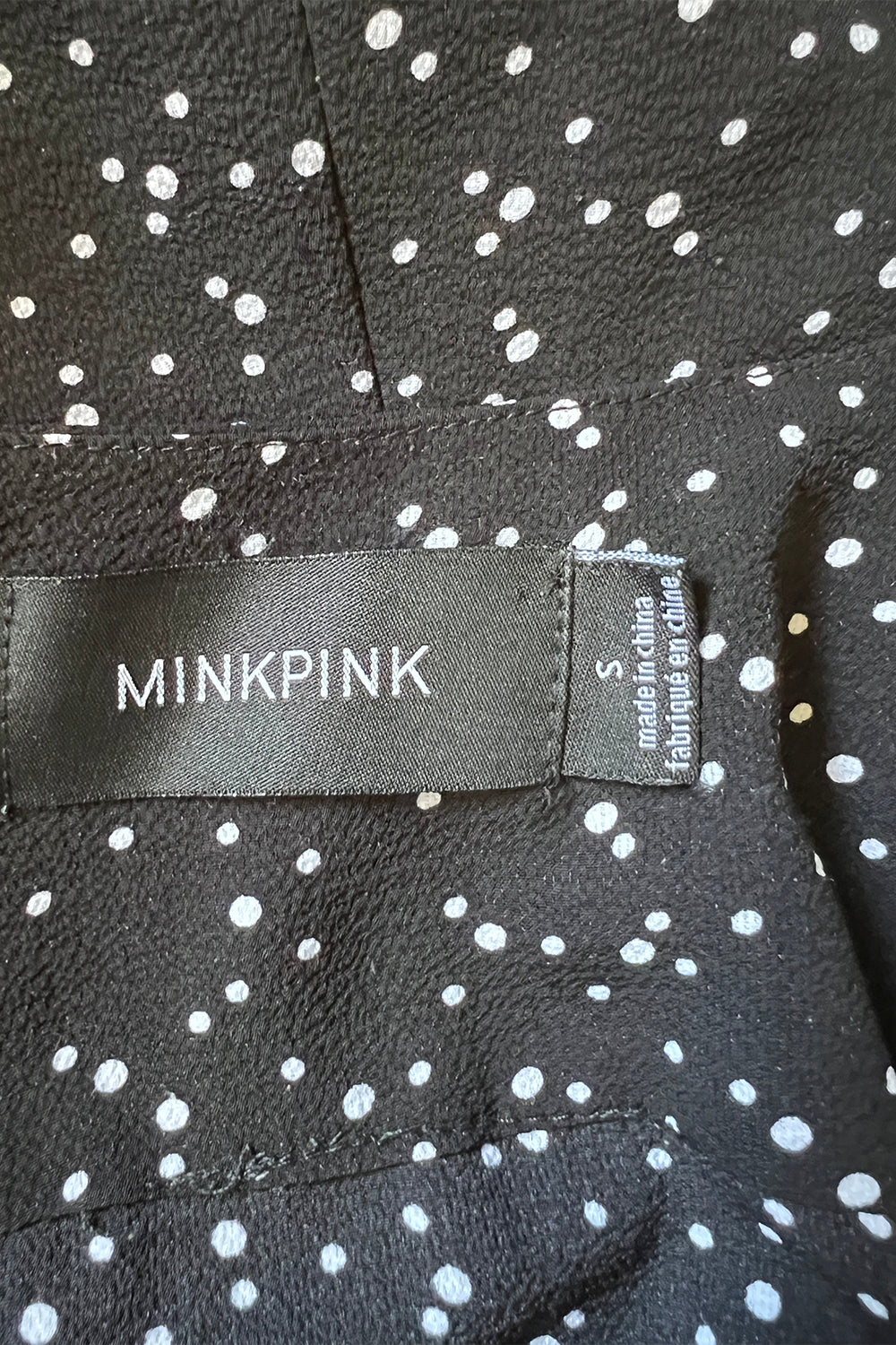 MINKPINK Black and White Dress