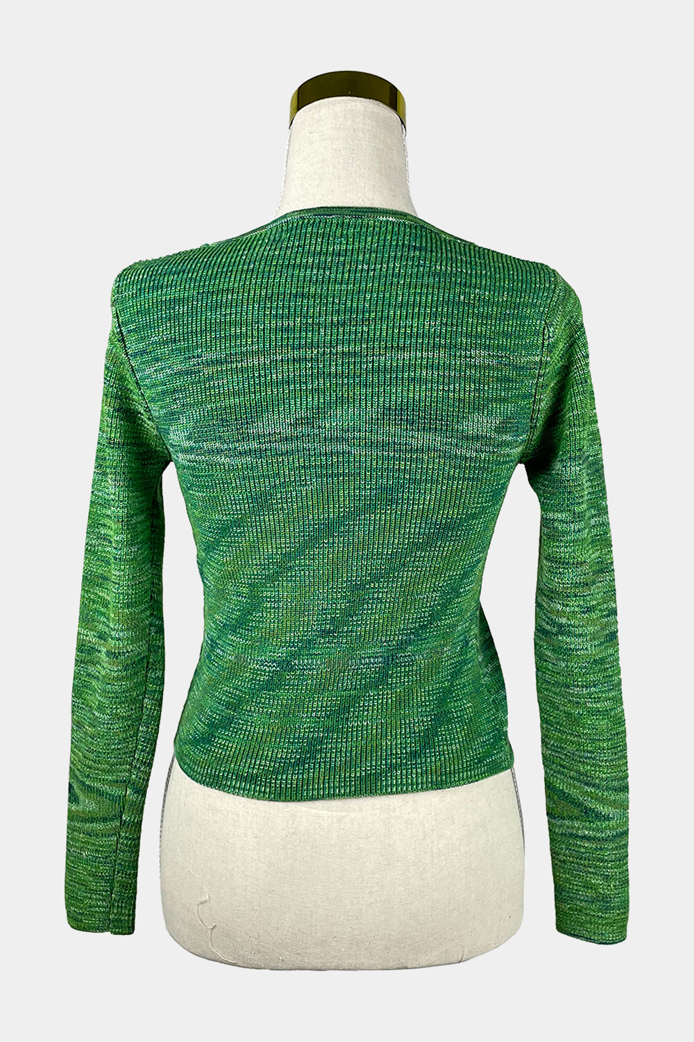Beginning Boutique Green Knit Top