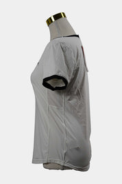 SLAZENGER White V Neck Court Tee