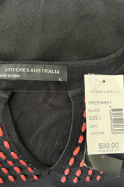 Stitches Australia Black Top