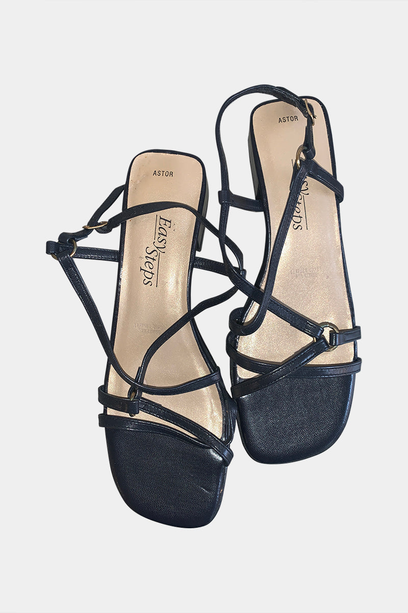 Easy Steps Black Sandals
